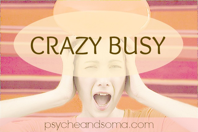 Crazy Busy—and why we HAVE to Stop
